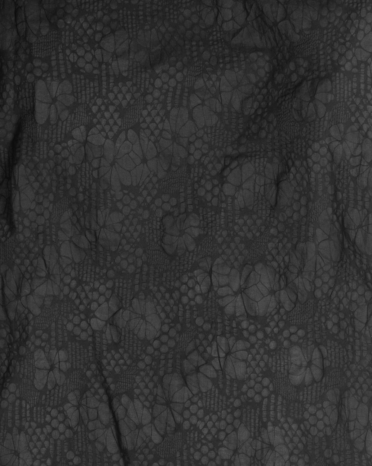 LWN Pinch Shift Floral Textured Cotton Dress - Image 6 of 9