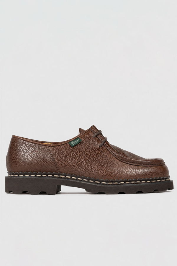 Paraboot Michael Shoe - Ebony Grain