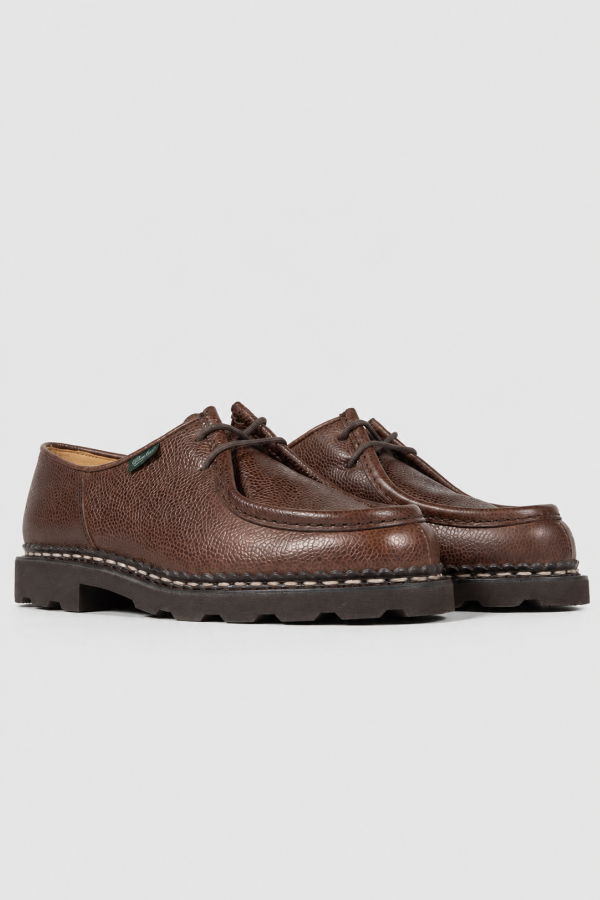 Paraboot Michael Shoe - Ebony Grain