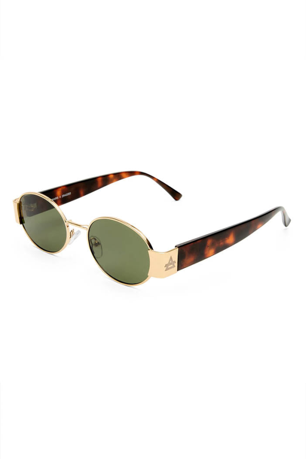 AIRE Mars Sunglasses - Gold/Dark Tort Frame