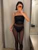 Leonie Mauchant Skirted Tights - Black - Thumbnail 3