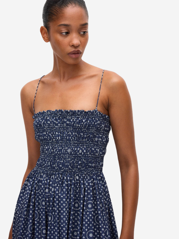 matteau shirred bodice mini dress Shirred Bodice Mini Dress  Kind Curations