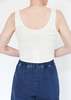 First Rite Crop Pointelle Scoop Tank - Thumbnail 2