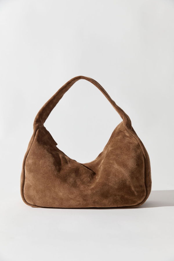 St. Agni Suede Large Bon Bon Bag