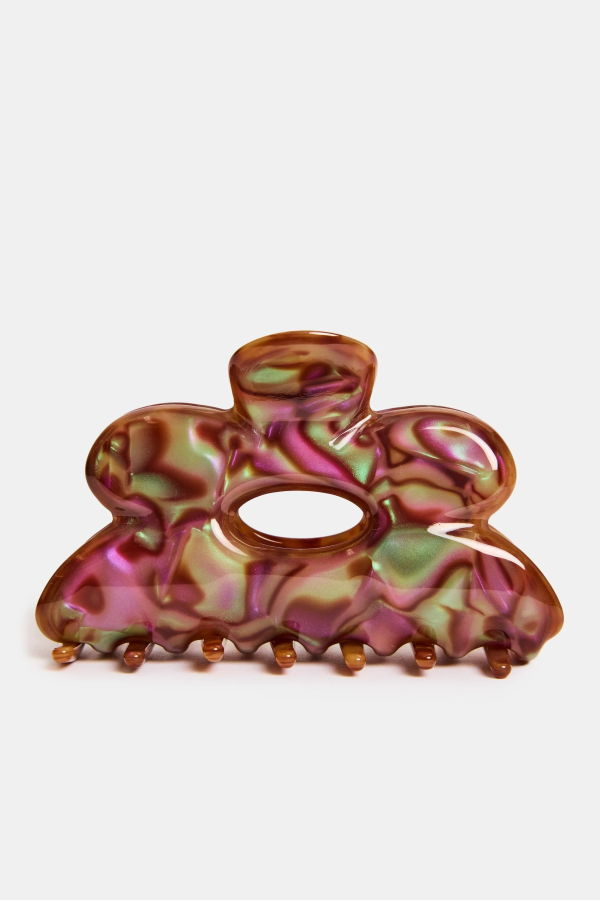 Chunks Purple Haze Flower Claw Clip
