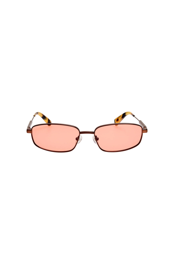 Linda Farrow x Jacquemus Sera Sunglasses - Metallic Brown/Rose