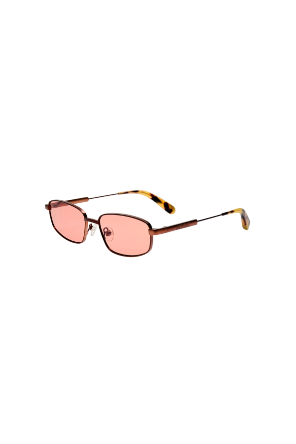 Linda Farrow x Jacquemus Sera Sunglasses - Metallic Brown/Rose