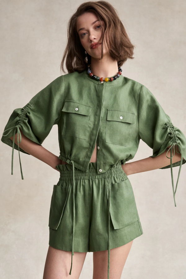 Hevron Eva Top - Sage