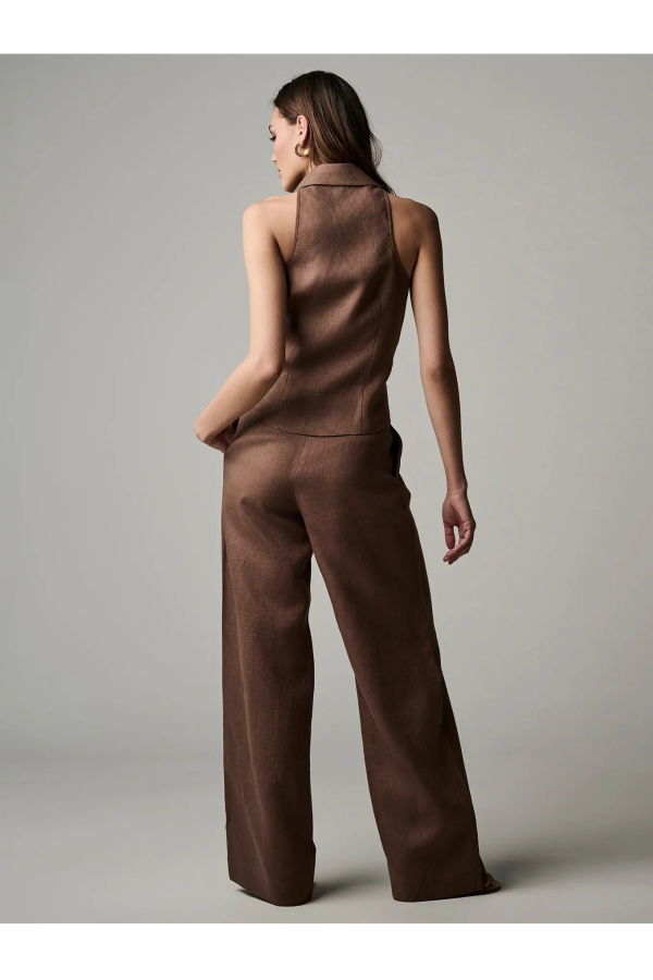 Hevron Sloan Vest - Chocolate