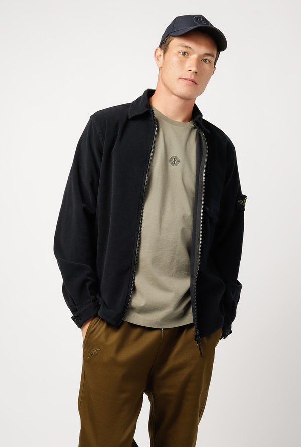 stone island stretch cotton over shirt
