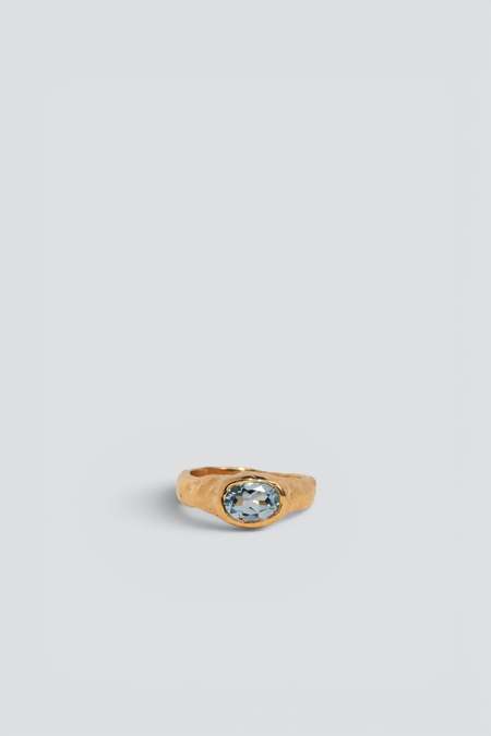 Mondo Mondo Diva Ring - Sterling Silver White Crystal | Garmentory
