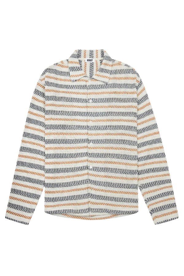KROST Speckled Stripe Knit Lounge Shirt