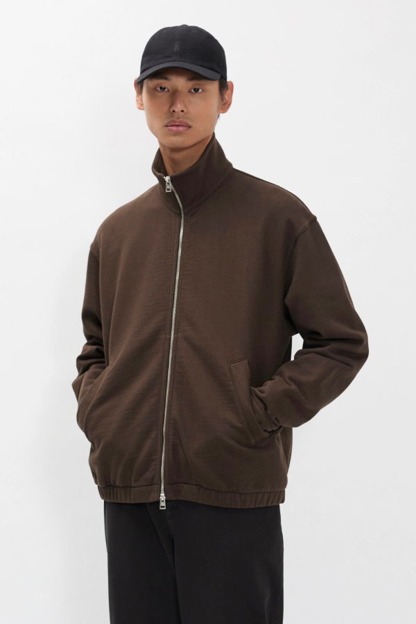 Norse Projects Hornidal Relaxed Organic Loopback Track Jacket