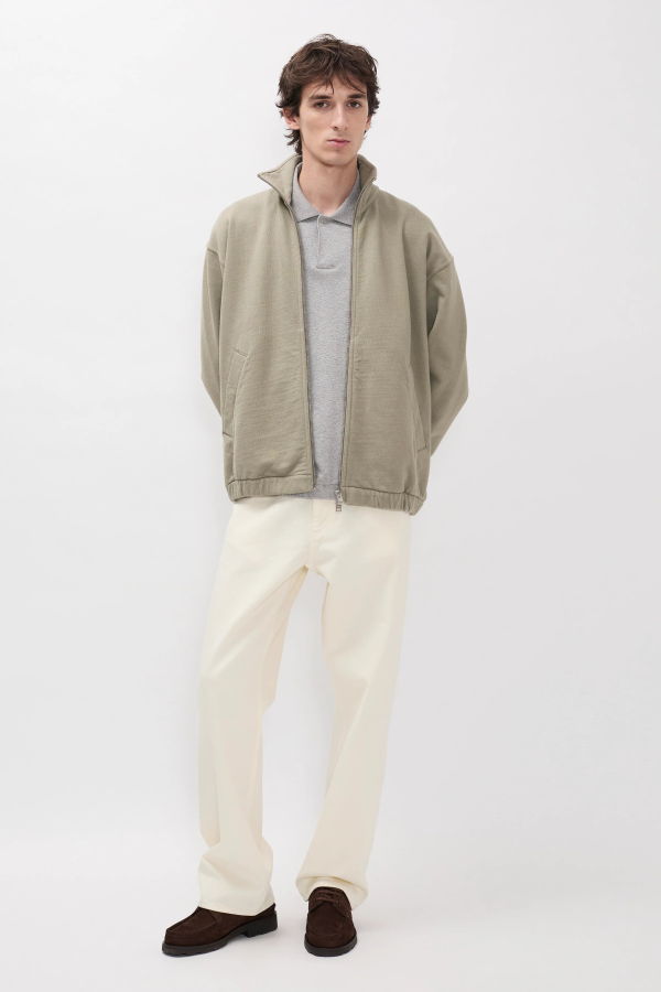 Norse Projects Hornidal Relaxed Organic Loopback Track Jacket