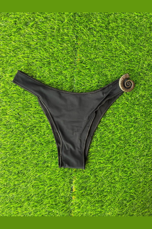 Caro Luna Gio Seamless Bikini Bottom - Black