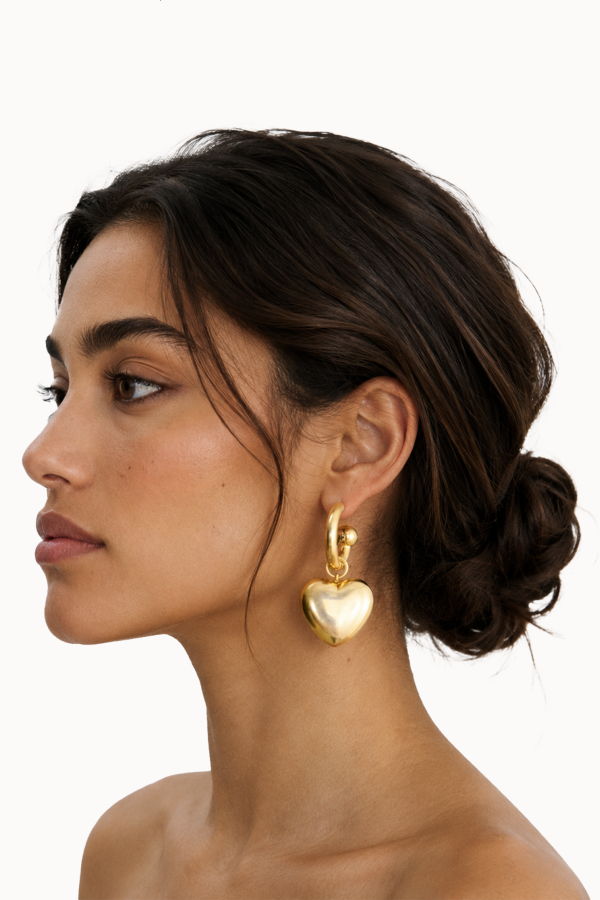Rachel Comey Amour Hoop Earring - Vintage Gold