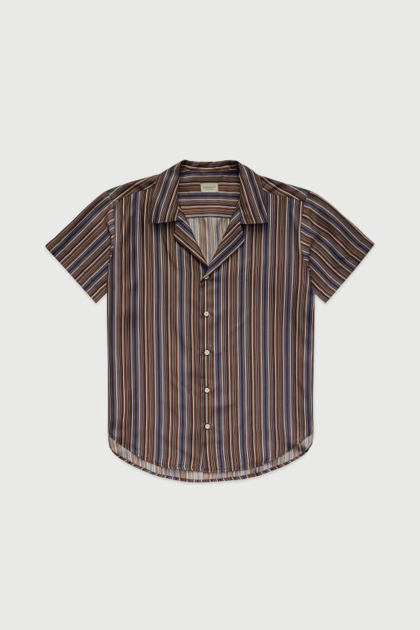 Comme Si Notched Collar Shirt