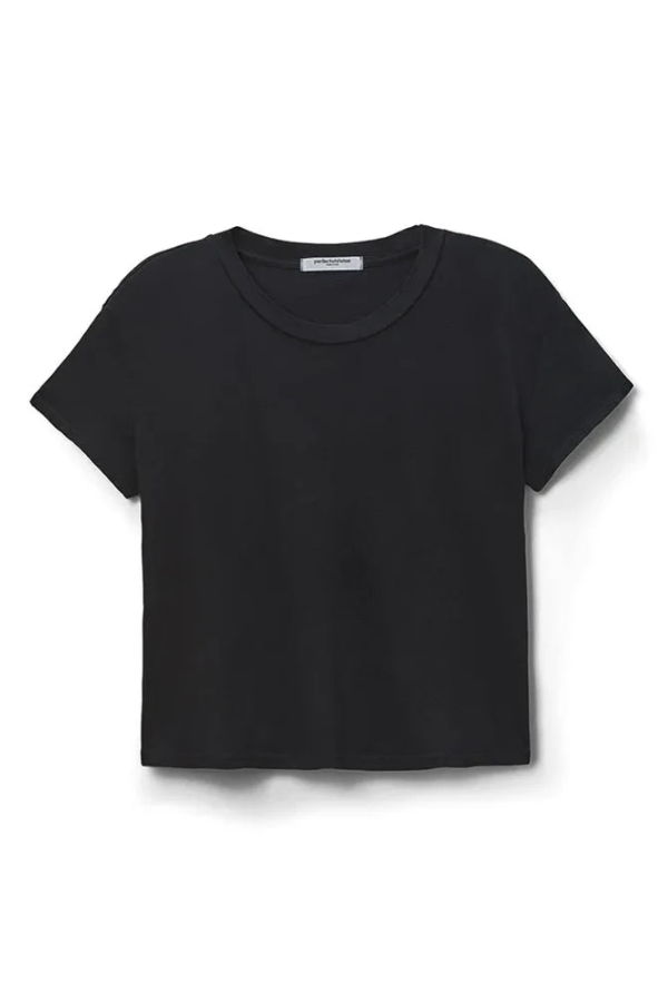PERFECTWHITETEE Harley Crew Tee - True Black