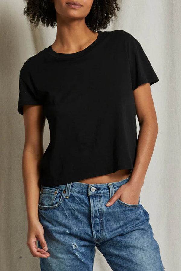 PERFECTWHITETEE Harley Crew Tee - True Black