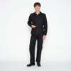 Naked & Famous Strong Guy Solid Black Selvedge Jeans - Thumbnail 8