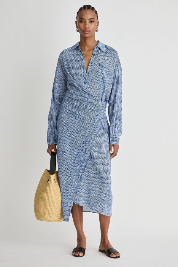Apiece Apart Airy Alexia Wrap Dress