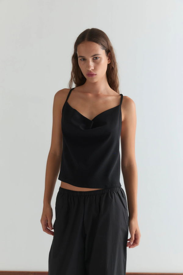 Deiji Studios Drape Jersey Top