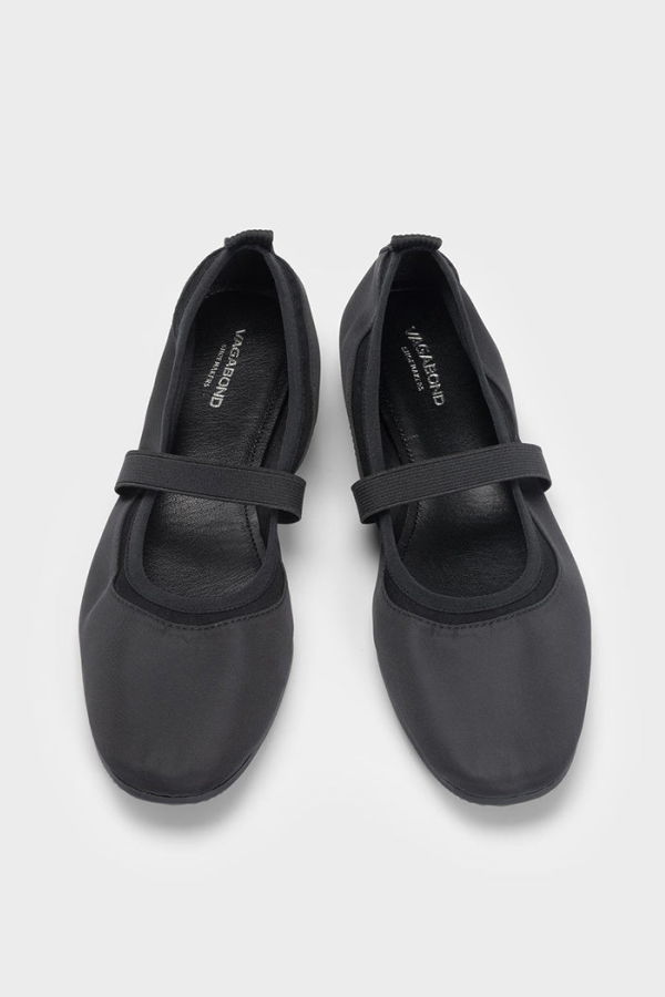Vagabond Hillary Ballet Flats - Black