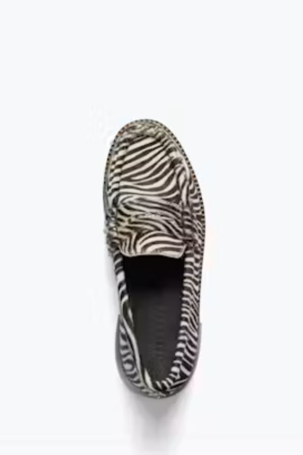 Freda Salvador Elba Penny Loafer - Zebra Haircalf