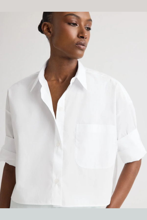 TWP Superfine Cotton Next Ex Shirt - White