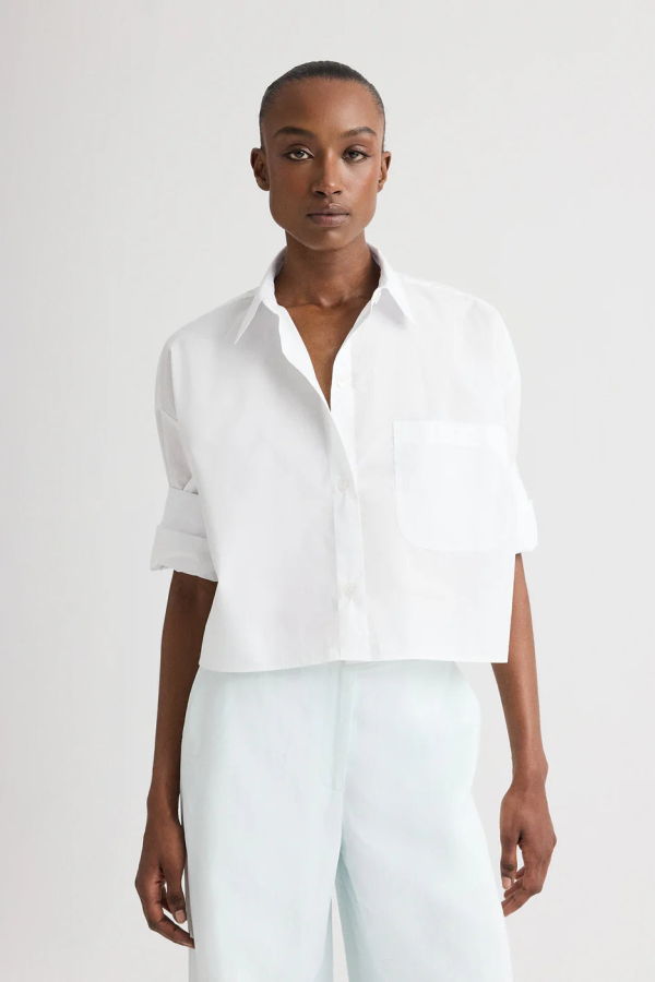 TWP Superfine Cotton Next Ex Shirt - White