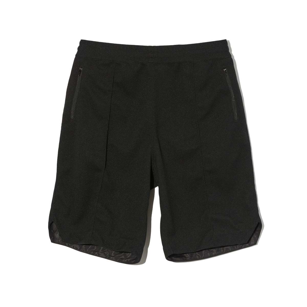 Engineered Garments Diamond Poly Knit BB Short - Black - Image 1 of 2