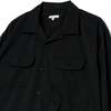 Engineered Garments Bowling Shirt - Black Polyester Mesh - Thumbnail 3