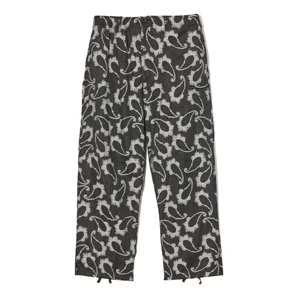 Engineered Garments Drawstring Pant - Black/Grey CP Paisley Jacquard Engineered Garments Drawstring Pant - Black/Grey CP Paisley Jacquard