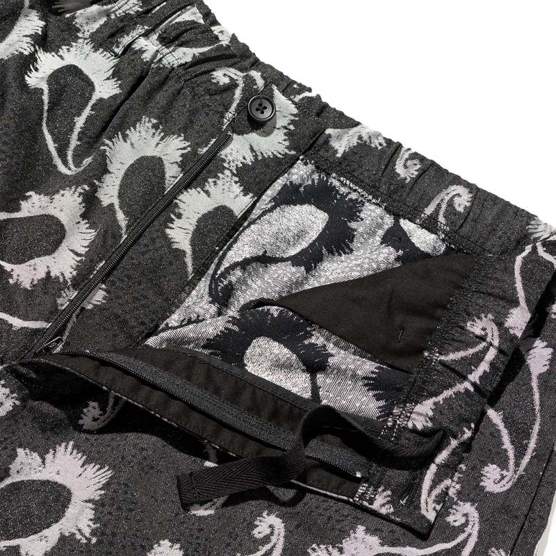 Engineered Garments Drawstring Pant - Black/Grey CP Paisley Jacquard