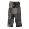 Engineered Garments Drawstring Pant - Black/White Cotton Patchwork Print - Thumbnail 2