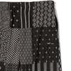 Engineered Garments Drawstring Pant - Black/White Cotton Patchwork Print - Thumbnail 3