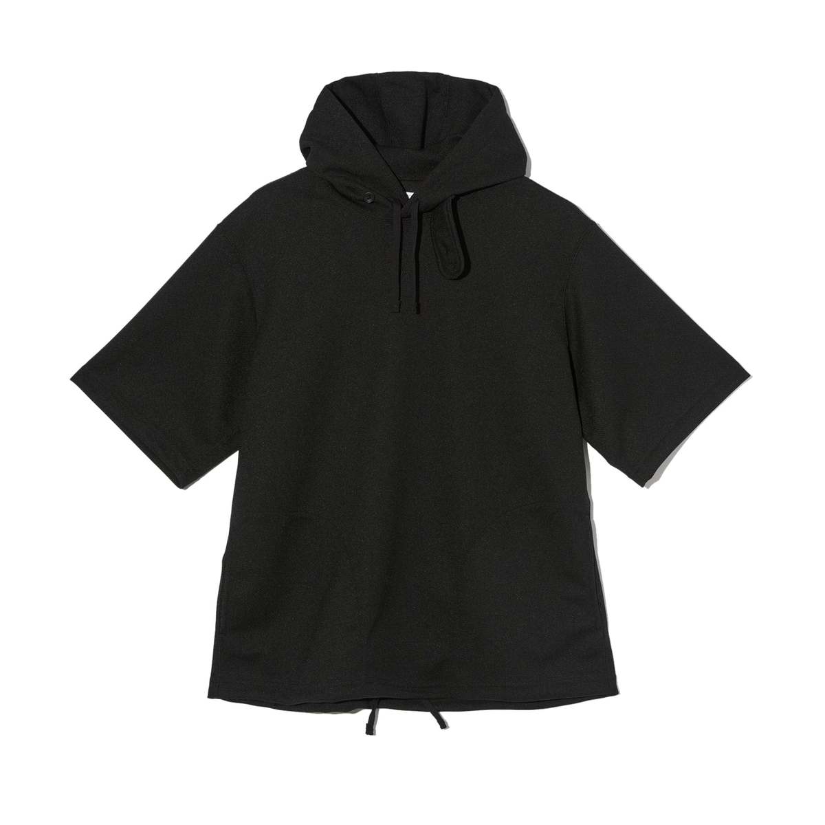 Engineered Garments Short Sleeve Hoody Black Diamond Poly Knit - Image 1 of 3
