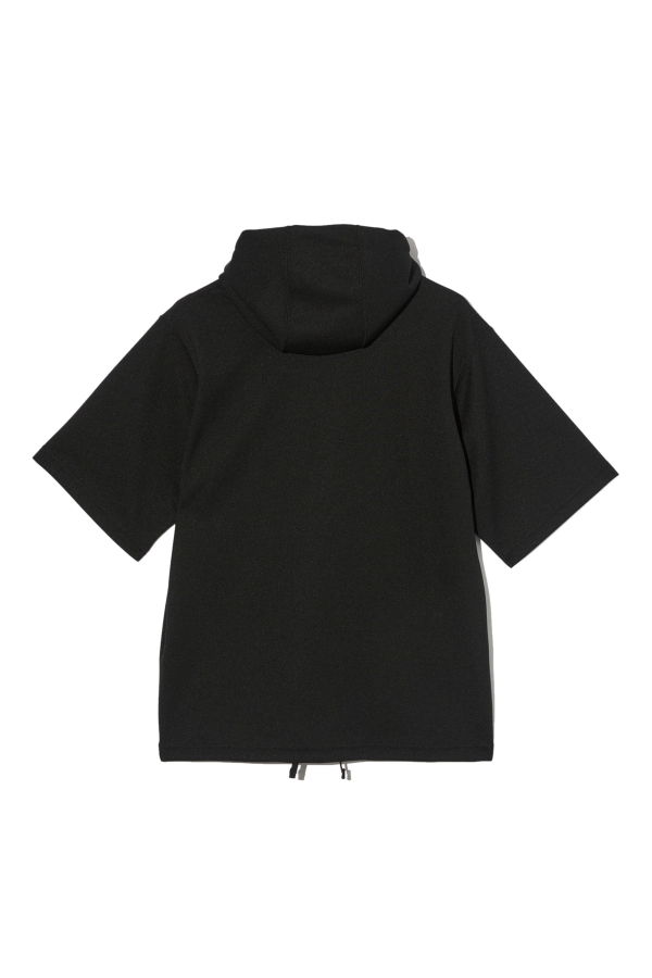 Engineered Garments Short Sleeve Hoody Black Diamond Poly Knit
