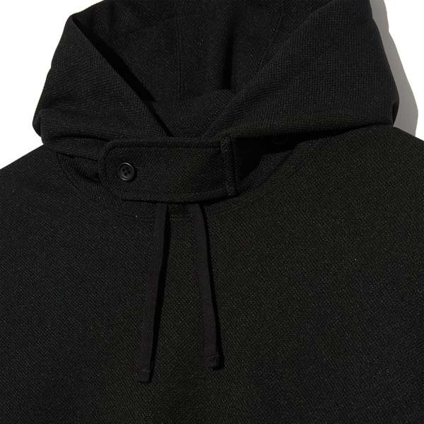 Engineered Garments Short Sleeve Hoody Black Diamond Poly Knit