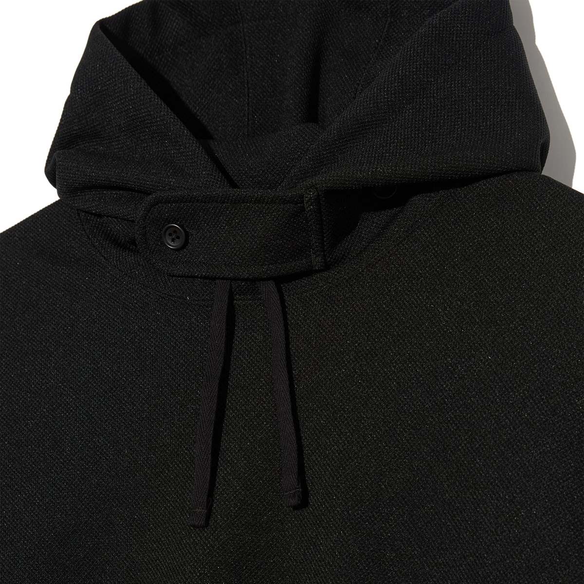Engineered Garments Short Sleeve Hoody Black Diamond Poly Knit - Image 3 of 3