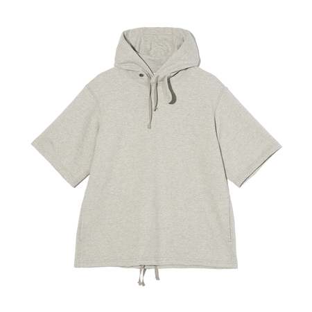 Engineered Garments Short Sleeve Hoody Black Diamond Poly Knit