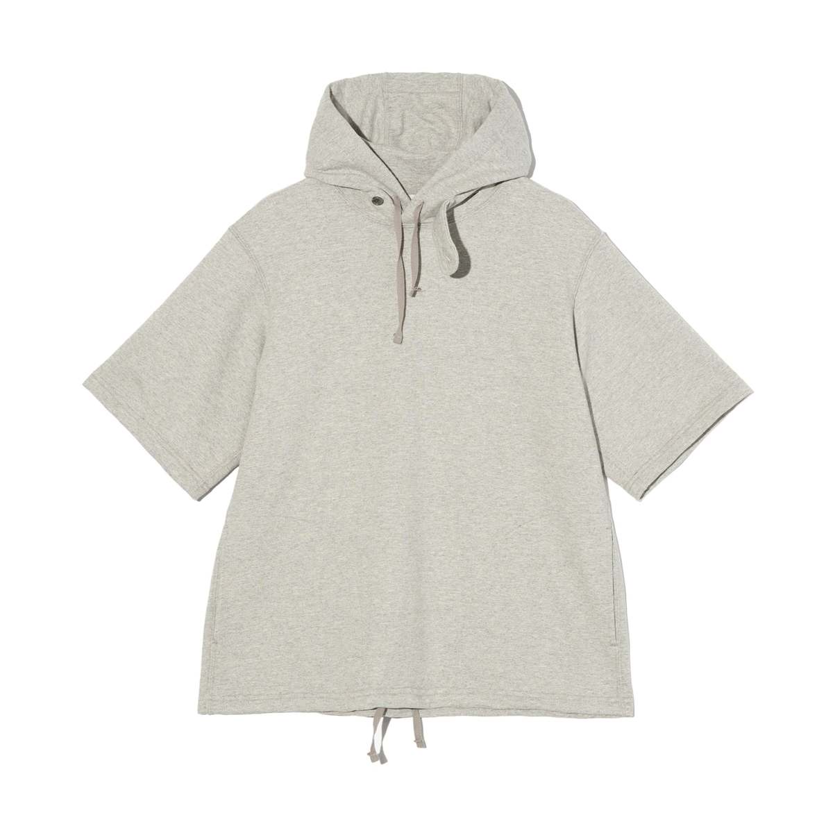 Engineered Garments Short Sleeve Hoody - Heather Grey French Terry - Image 1 of 3