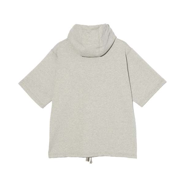 Engineered Garments Short Sleeve Hoody - Heather Grey French Terry