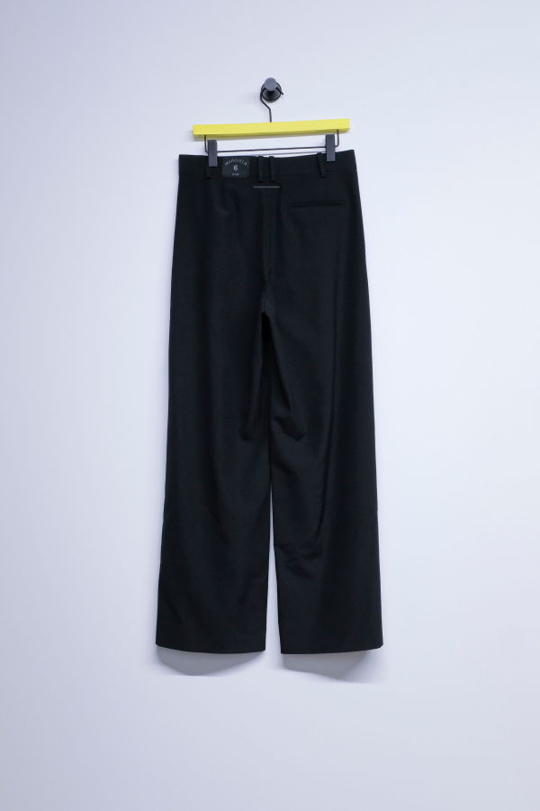 MM6 Maison Margiela Wool Mannequin Label Pleated Trousers
