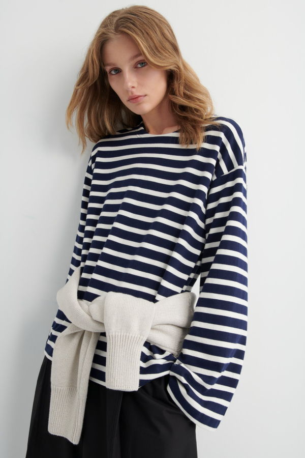 Kowtow Pierre Tee Uniform Stripe