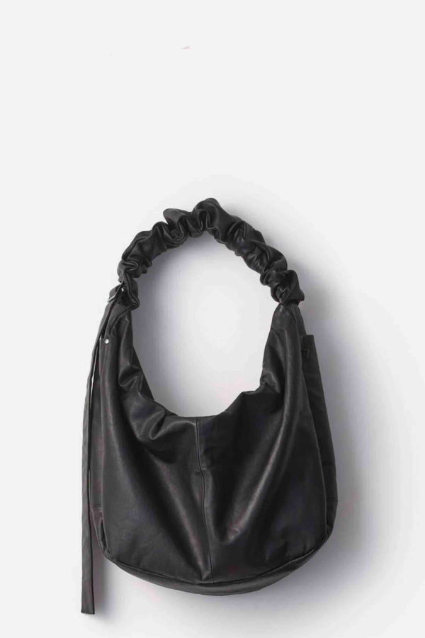 ssstein Goat Leather Shoulder Bag
