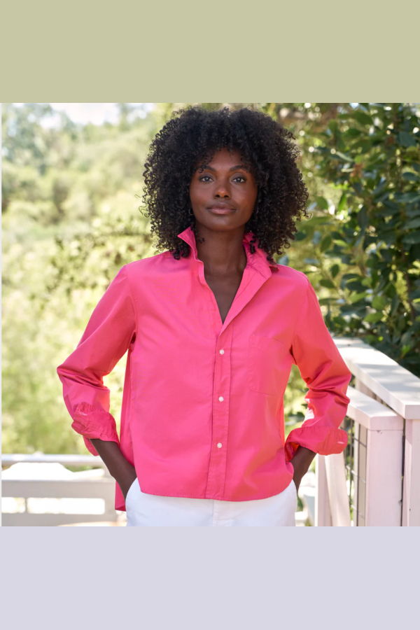 Frank & Eileen Silvio Shirt - Magenta
