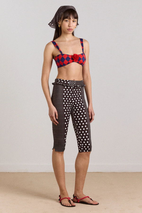 The Most Beautiful Thing In The World Is Cove Capri Short - Spot Stripe