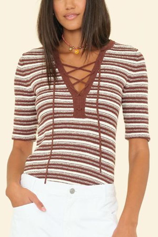 Xirena Farrah Top - Tawny Brown