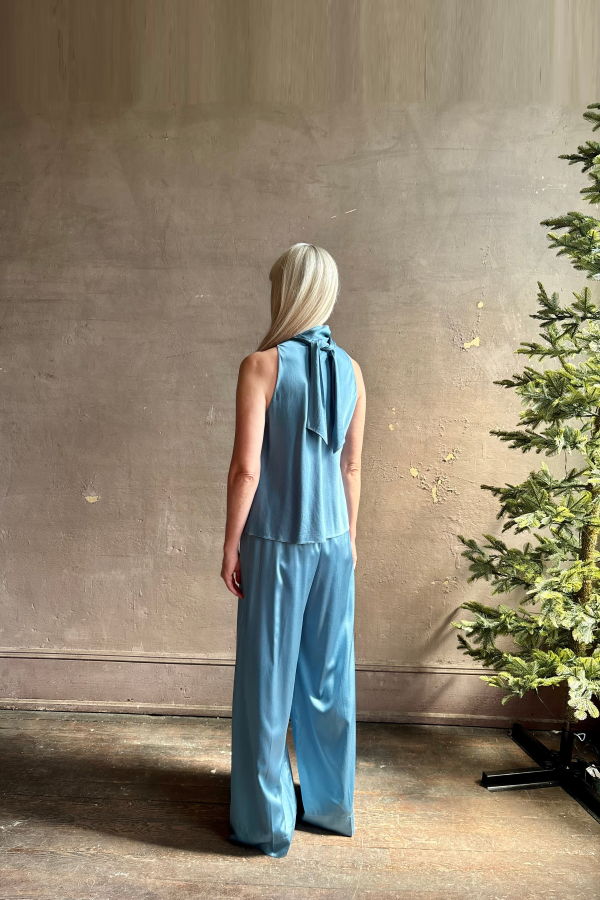Forte Forte Heavy Stretch Silk Satin Pants